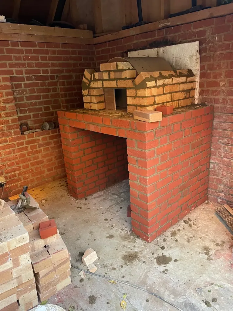 Custom brick pizza oven in Kent - Built by Pros