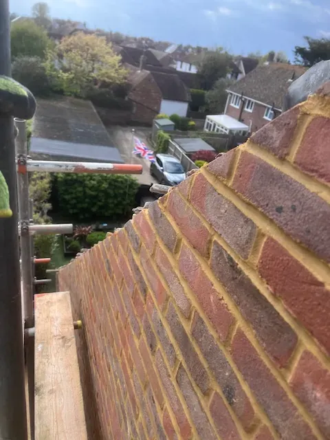 Gable wall tie repair in Kent